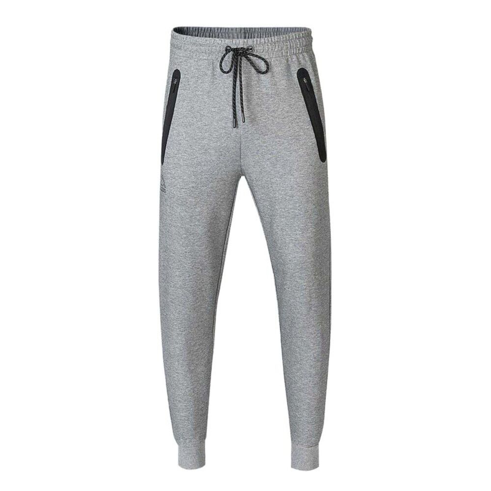 Kappa Mens Polycotton Logo Sweatpants / Grey Marl